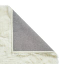 The Rug Shop UK Cream Modern Shaggy Plain Easy To Clean Area Rug - Size: 160 cm x 230 cm - thumbnail 4