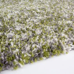 Kukoon Dark Green Grey Mottled Shaggy Rug - Size: 60 cm x 110 cm - thumbnail 5