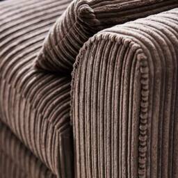 SNUG FURNITURE BIRMINGHAM LTD Camden Jumbo Cord 3+2 Sofa Set in Chocolate - thumbnail 2