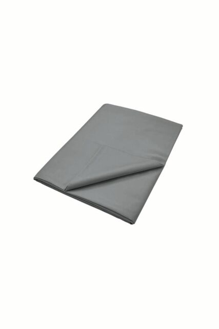 Murmur ' 500TC' Plain Dye Flat Sheet in Grey - Size: King Flat - image 1