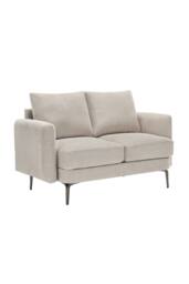 More4Homes Sofia 1+2 Seater Fabric Sofa Set in Beige - thumbnail 4