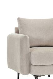 More4Homes Sofia 1+2 Seater Fabric Sofa Set in Beige - thumbnail 6