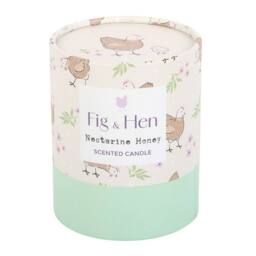 Something Different Nectarine Honey Mother Hen Scented Candle in Cream - thumbnail 3