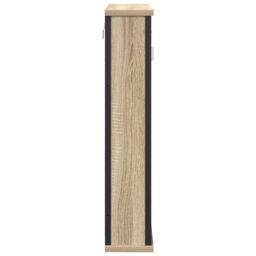 Berkfield Home Mirror Cabinet Natural Oak Particle board, glass, metal Medium in Beige - thumbnail 6