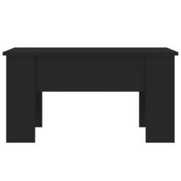Berkfield Home Coffee Table Black 79x49x41 cm Engineered Wood - Size: 79 x 49 x 41 cm - thumbnail 3