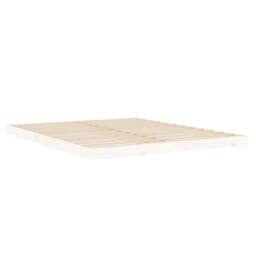 Berkfield Home Bed Frame without Mattress White 160x200 cm Solid Wood Pine - thumbnail 4