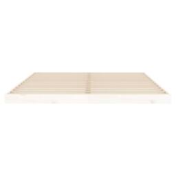 Berkfield Home Bed Frame without Mattress White 160x200 cm Solid Wood Pine - thumbnail 5