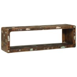 Berkfield Home Modern 3 Piece TV Cabinet Set Multicolour Solid Wood Reclaimed - thumbnail 1