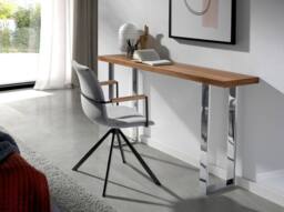 Angel Cerda Swivel Dining Chair, Light Grey Fabric, Walnut Detail - thumbnail 6