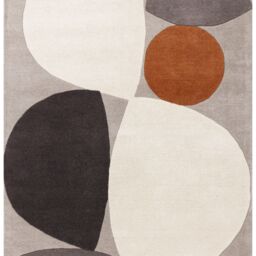 The Rug Shop UK Grey Modern Handmade Easy to clean Geometric Geometric Area Rug - Size: 160 cm x 230 cm - thumbnail 2