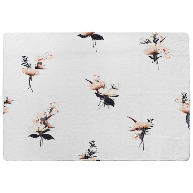 Benjamin Tate Design Flower Bunches Designer Rug in Natural - Size: Large - image 1