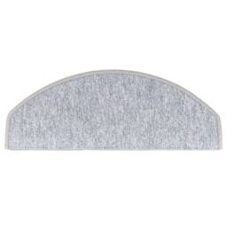 Berkfield Home Stair Mats 10 pcs 65x24x4 cm Light Grey - Size: Medium - thumbnail 4