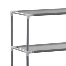 Berkfield Home 3-Tier Storage Rack over Toilet Silver 53x28x169 cm - Size: 53 x 28 x 169 cm - thumbnail 6