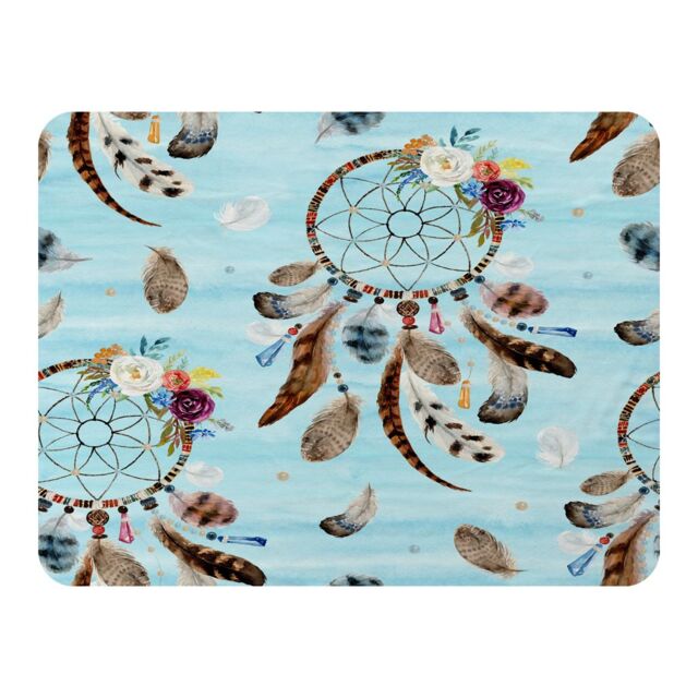 Benjamin Tate Design Native American Tribe Decor Blanket in Natural - Size: 120 cm x 150 cm - image 1
