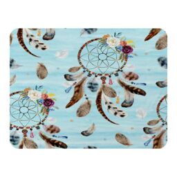 Benjamin Tate Design Native American Tribe Decor Blanket in Natural - Size: 120 cm x 150 cm - thumbnail 1