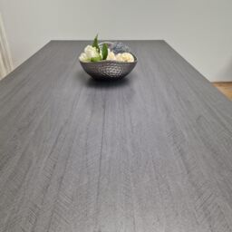 KOSY KOALA Dining Table Set Grey Dining Table With 2 Benches Kitchen Dining Table Set Dining Room Table for Four in Charcoal - thumbnail 5
