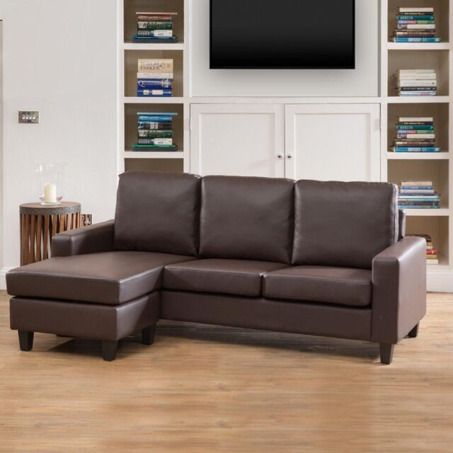 Artemis Home Modena Reversible Corner Sofa in Brown