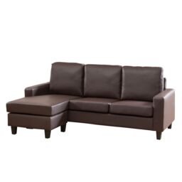 Artemis Home Modena Reversible Corner Sofa in Brown - thumbnail 2