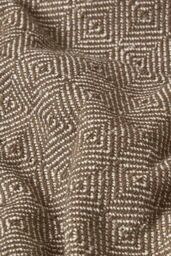Homescapes Malda Cotton Throw with Tassels in Brown - Size: 225 cm x 255 cm - thumbnail 3