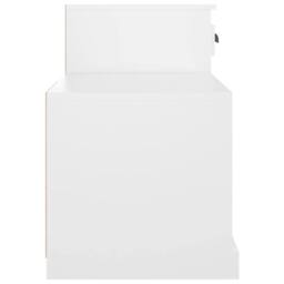 Berkfield Home Shoe Cabinet White 100x42x60 cm Engineered Wood - Size: 100 x 42 x 60 cm - thumbnail 7