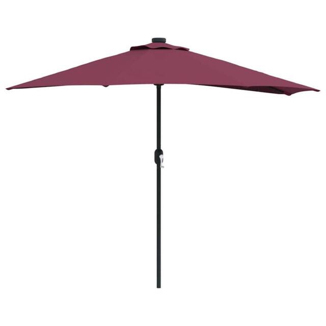 Berkfield Home Garden Parasol Bordeaux red Standard Fabric - image 1