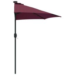 Berkfield Home Garden Parasol Bordeaux red Standard Fabric - thumbnail 6