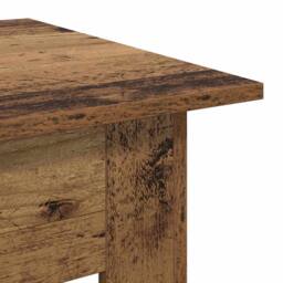 Berkfield Home Elegant Coffee Table Old wood 55 x 55 x 42 cm Engineered wood in Brown - thumbnail 8