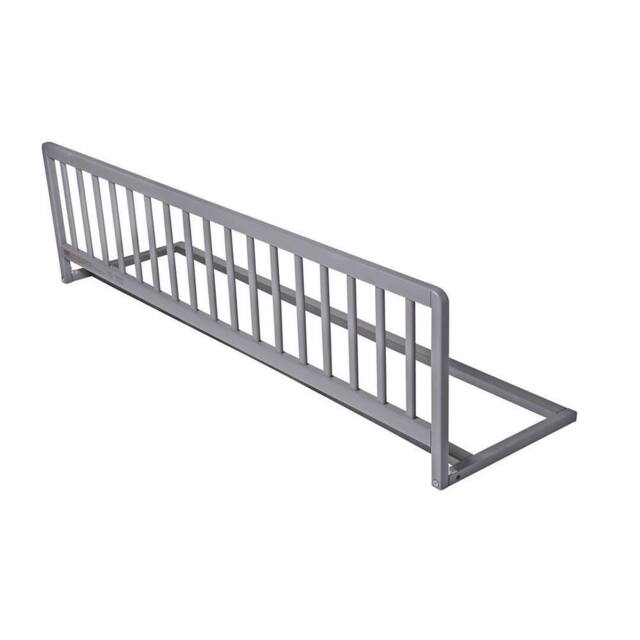 Safetots Wooden Bed Rail in Grey - Size: 38 cm x 140 cm - image 1