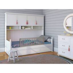 Safetots Wooden Bed Rail in Grey - Size: 38 cm x 140 cm - thumbnail 2