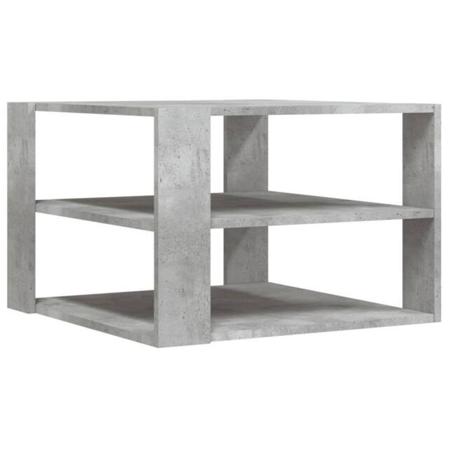 Berkfield Home Coffee Table Concrete Grey 59.5x59.5x40 cm Engineered Wood - image 1