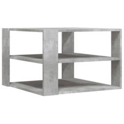 Berkfield Home Coffee Table Concrete Grey 59.5x59.5x40 cm Engineered Wood - thumbnail 1