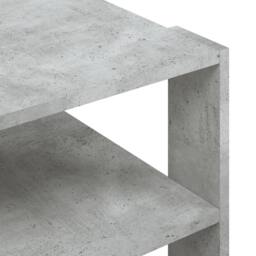 Berkfield Home Coffee Table Concrete Grey 59.5x59.5x40 cm Engineered Wood - thumbnail 7
