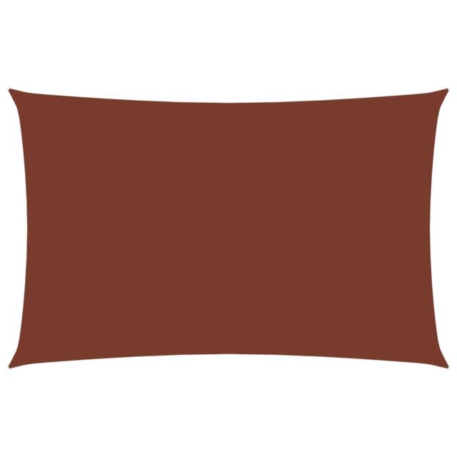 Berkfield Home Sunshade Sail Oxford Fabric Rectangular 3x5 m Terracotta in Brown - image 1