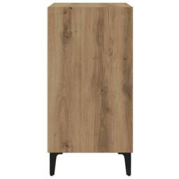 Berkfield Home Sideboard Artisan Oak 57x35x75 cm Engineered Wood in Brown - Size: 57 x 35 x 75 cm - thumbnail 5