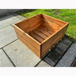 Charles Taylor Multi Pack of 2 - Country Kitchen Large Raised Bed Planter in Light Brown - thumbnail 4