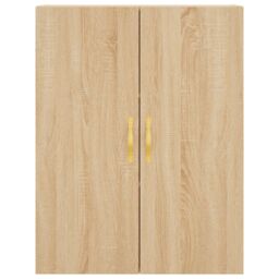 Berkfield Home Highboard Sonoma Oak 69.5x34x180 cm Engineered Wood in Brown - thumbnail 6