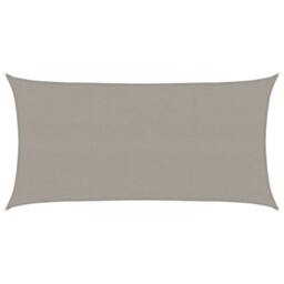 Berkfield Home Sunshade Sail 160 g/m¬≤ Rectangular Light Grey 3x6 m HDPE - thumbnail 2