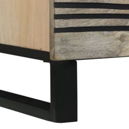 Berkfield Home Media Storage Cabinets & Racks White & Black Engineered wood - thumbnail 8