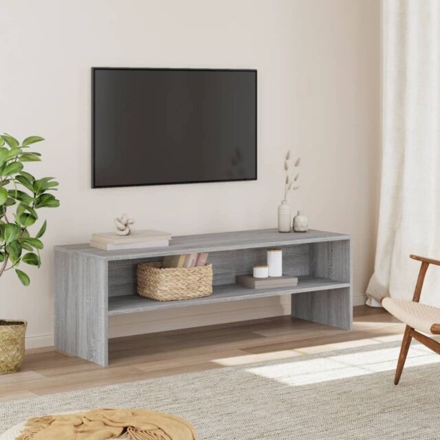 Berkfield Home TV Cabinet Grey Sonoma 120x40x40 cm Engineered Wood - Size: 120 x 40 x 40 cm - image 1
