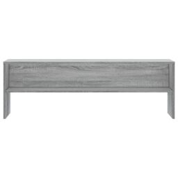 Berkfield Home TV Cabinet Grey Sonoma 120x40x40 cm Engineered Wood - Size: 120 x 40 x 40 cm - thumbnail 4