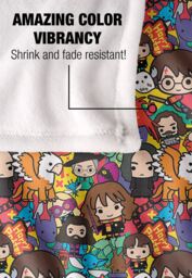Warner Brothers Harry Potter Hero Chibi Collage Blanket 152 x 127 cm in White - thumbnail 4