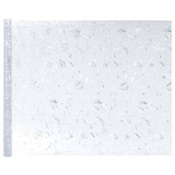 Berkfield Home Window Films 2 pcs Frosted Flowers Pattern PVC in White - thumbnail 4