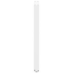 Berkfield Home Coffee Table Legs U-Shaped 2 pcs White 40x(100-101) cm Steel - thumbnail 6