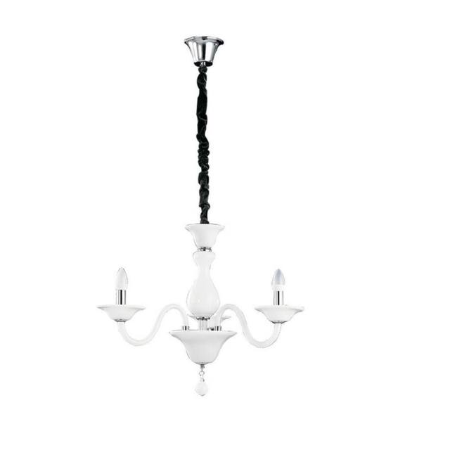 Netlighting SOFFIO 3 Light Chandeliers White 66x50cm - Size: 66x50 cm