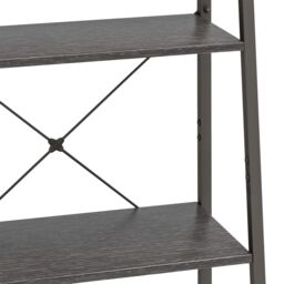 Berkfield Home 4-Tier Standing Shelf Black 56x35x140 cm - Size: 56 x 35 x 140 cm - thumbnail 6
