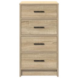 Berkfield Home Sideboard Sonoma Oak 40x41x75 cm Engineered Wood in Beige - Size: 40 x 41 x 75 cm - thumbnail 7