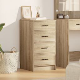 Berkfield Home Sideboard Sonoma Oak 40x41x75 cm Engineered Wood in Beige - Size: 40 x 41 x 75 cm - thumbnail 1
