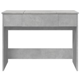 Berkfield Home Dressing Table with Mirror Concrete Grey 100x45x76 cm - Size: 100 x 45 x 76 cm - thumbnail 5