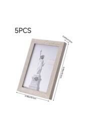 Living and Home 5-Piece Photo Frame Set in Beige - thumbnail 6