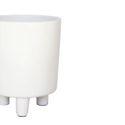 Ivyline Pisa White Planter, H24cm x D20cm - thumbnail 3